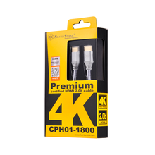 Load image into Gallery viewer, SilverStone CPH01G-1800 Ultra High Speed HDMI 2.0b Cable