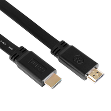 Load image into Gallery viewer, SilverStone CPH02B-1500 High Quality HDMI flat Cable with Ethernet