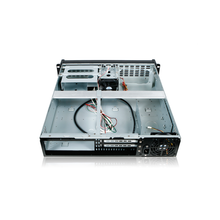 Load image into Gallery viewer, iStarUSA D-200-PFS 2U Compact Stylish Rackmount Chassis Front-mounted ATX Power Supply