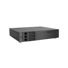 Load image into Gallery viewer, iStarUSA D-230HB-DT 2U Compact 3x 3.5" Bay Hotswap microATX Desktop Chassis