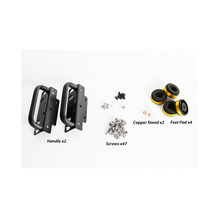 Load image into Gallery viewer, iStarUSA D-230HB-DT-RED 2U Compact 3x 3.5" Bay Hotswap microATX Desktop Chassis