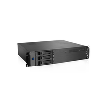 Load image into Gallery viewer, iStarUSA D-230HB-T 2U Compact 3x 3.5" Bay Hotswap microATX Chassis