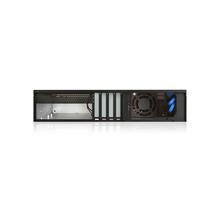 Load image into Gallery viewer, iStarUSA D-230HB-T-RED 2U Compact 3x 3.5" Bay Hotswap microATX Chassis