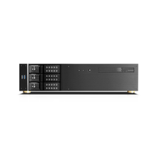 Load image into Gallery viewer, iStarUSA D-230HN-DT 2U Compact 3x 3.5" Bay Trayless Hotswap microATX Desktop Chassis