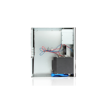 Load image into Gallery viewer, iStarUSA D-230HN-DT-SILVER 2U Compact 3x 3.5" Bay Trayless Hotswap microATX Desktop Chassis