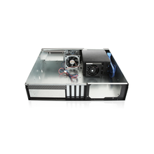 Load image into Gallery viewer, iStarUSA D-230HN-T 2U Compact 3x 3.5" Bay Trayless Hotswap microATX Chassis Black