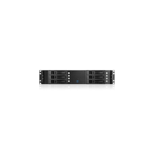 Load image into Gallery viewer, iStarUSA D-260HB-SILVER 2U Compact 6x 3.5" Bay Hotswap microATX Chassis