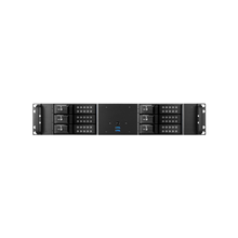 Load image into Gallery viewer, iStarUSA D-260HN 2U Compact 6x 3.5" Bay Trayless Hotswap microATX Chassis