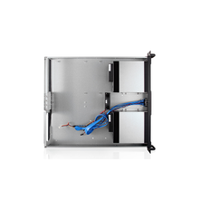 Load image into Gallery viewer, iStarUSA D-260HN-BLUE 2U Compact 6x 3.5" Bay Trayless Hotswap microATX Chassis