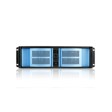 Load image into Gallery viewer, iStarUSA D-300-BLUE 3U Compact Stylish Rackmount Chassis