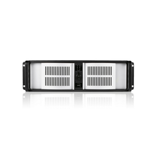Load image into Gallery viewer, iStarUSA D-300-FS-SILVER 3U Compact Stylish Rackmount Chassis Front-mounted ATX Power Supply