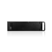 Load image into Gallery viewer, iStarUSA D-300-FS-RED 3U Compact Stylish Rackmount Chassis Front-mounted ATX Power Supply