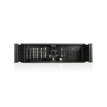 Load image into Gallery viewer, iStarUSA D-300-FS-SILVER 3U Compact Stylish Rackmount Chassis Front-mounted ATX Power Supply