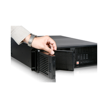 Load image into Gallery viewer, iStarUSA D-300-PFS 3U Compact Stylish Rackmount Chassis Front-mounted ATX Power Supply