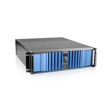 Load image into Gallery viewer, iStarUSA D-300LSEA-80S2UP8 3U High Performance Rackmount Chassis with 800W Redundant Power Supply