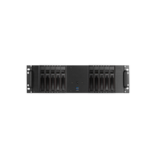 Load image into Gallery viewer, iStarUSA D-3100HB-SILVER 3U Compact 10x 3.5" Bay Hotswap microATX Chassis