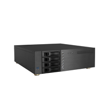 Load image into Gallery viewer, iStarUSA D-340HB-DT 3U Compact 4x3.5" Bay Hotswap microATX Desktop Chassis