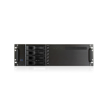 Load image into Gallery viewer, iStarUSA D-340HB-T 3U Compact 4x3.5" Bay Hotswap microATX Chassis
