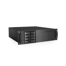Load image into Gallery viewer, iStarUSA D-340HN-T 3U Compact 4x3.5" Bay Trayless Hotswap microATX Chassis