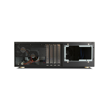 Load image into Gallery viewer, iStarUSA D-350HN-DT-BLUE 3U Compact 5x3.5" Bay Trayless Hotswap microATX Desktop Chassis