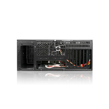 Load image into Gallery viewer, iStarUSA D-400-6-SILVER 4U Compact Stylish Rackmount Chassis