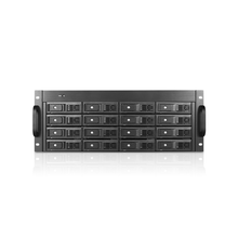 Load image into Gallery viewer, iStarUSA DAGE416UTL-4MS 4U 16-bay 3.5" SAS/SATA 6.0Gb/s miniSAS SFF8088 JBOD Trayless Rackmount Chassis 750W PSU
