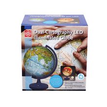 Load image into Gallery viewer, Elenco EDU-2837 11" Dual Cartograph Illuminated Globe