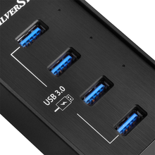 Load image into Gallery viewer, SilverStone EP03B 4 Port Hub