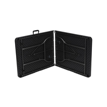 Load image into Gallery viewer, Velleman FP180R Fold-In-Half Table - with Rattan Pattern - 180 x 75 x 74 cm