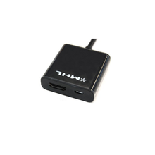 Load image into Gallery viewer, Bytecc HM-U2MICROMF Micro USB B Male to HDMI + Micro USB B Female Adaptor