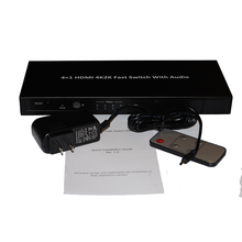 Load image into Gallery viewer, Bytecc HMSW401CK 4x1 HDMI® 4K2K Fast Switch with Audio