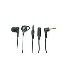 Load image into Gallery viewer, Velleman HPE4 In-Ear Phones + Extension Cable 3.2 ft - Black