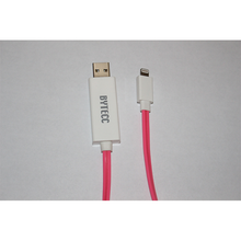 Load image into Gallery viewer, Bytecc IP-FLPKW Flowing White LED Charge and Sync Cable with Lightning Connector (Apple Certified)