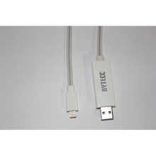 Load image into Gallery viewer, Bytecc IP-FLWB Flowing Blue LED Charge and Sync Cable with Lightning Connector (Apple Certified)