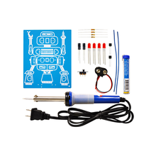 Load image into Gallery viewer, Elenco K-17SLD LED Robot Blinker Soldering Kit with Iron and Solder
