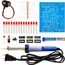 Load image into Gallery viewer, Elenco K-28SLD Pocket Dice Soldering Kit with Iron and Solder