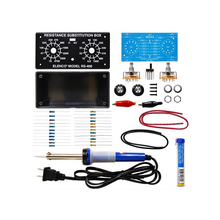 Load image into Gallery viewer, Elenco K-37SLD Resistor Substitution Box Soldering Kit with Iron and Solder