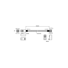 Load image into Gallery viewer, iStarUSA K-HD43R-50 HD miniSAS SFF-8643 Right Angle 50 cm Cable