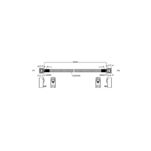 Load image into Gallery viewer, iStarUSA K-HD43RR-50 HD miniSAS SFF-8643 Right Angle 50 cm Cable