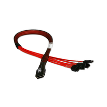 Load image into Gallery viewer, iStarUSA K-SF87XSA-50 miniSAS SFF-8087 to 4x SATA Forward Breakout 50 cm Cable