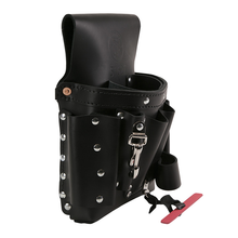 Load image into Gallery viewer, Klein Tools 5162T Leather 8-Pocket Extra-Capacity Tool Pouch