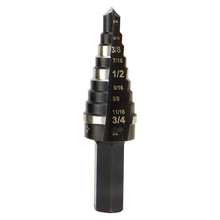 Load image into Gallery viewer, Klein Tools KTSB03 Double Fluted Step Drill Bit #3, 1/4" - 3/4"