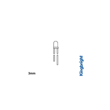 Load image into Gallery viewer, Velleman L-934MBC: LED 3mm Blue Water Clear