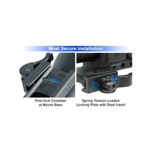 Load image into Gallery viewer, UTG M1C56100R2 Integral 1" High-pro QD Mount, 2 Top Slots, 130mm Base