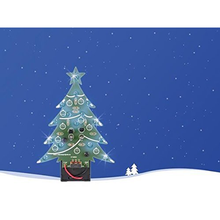Load image into Gallery viewer, Velleman MK100B Christmas Tree Blue LED Version Kit with On/Off Switch