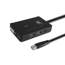 Load image into Gallery viewer, Vantec NBV-320U3 USB 3.0 Dual Video Display Adapter w/2 USB 3.0 port