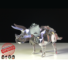 Load image into Gallery viewer, OWI OWI-373 Triceratops Aluminum Skulpture Kit