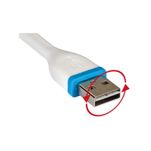 Load image into Gallery viewer, Velleman PCMP92W: Reversible USB 2.0 to Lightning Flexible Cable