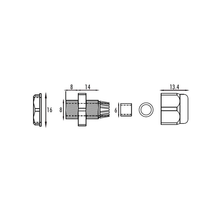 Load image into Gallery viewer, Velleman PEM10D2: Polarized Retro Reflective Photoelectric Sensor