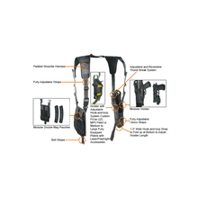 Load image into Gallery viewer, UTG PVC-H175B Law Enforcement Vertical Shoulder Holster, Black